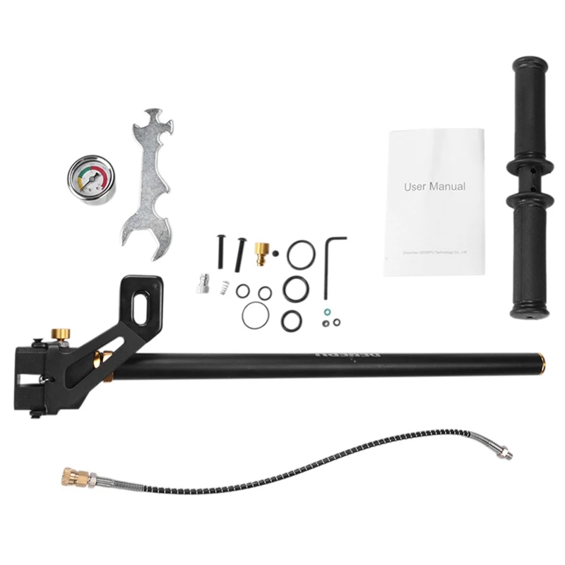 

DEDEPU Pcp Pump 4 Four Stages Stage High Pressure Hand Pump Operated Air Pump 30Mpa 4500Psi Hpa Tank Car Bike Air Pump