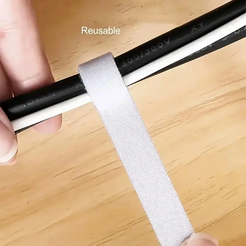 5-метровые Многоразовые Кабельные Стяжки Застежка-липучка