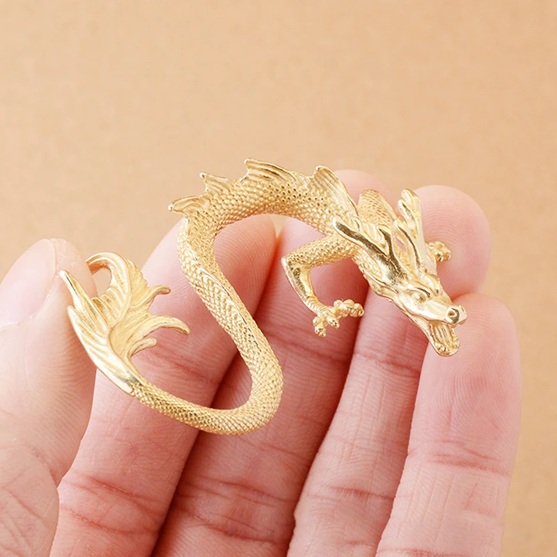 Статуя китайского чудовища дракона бронзовая статуэтка украшения Античная