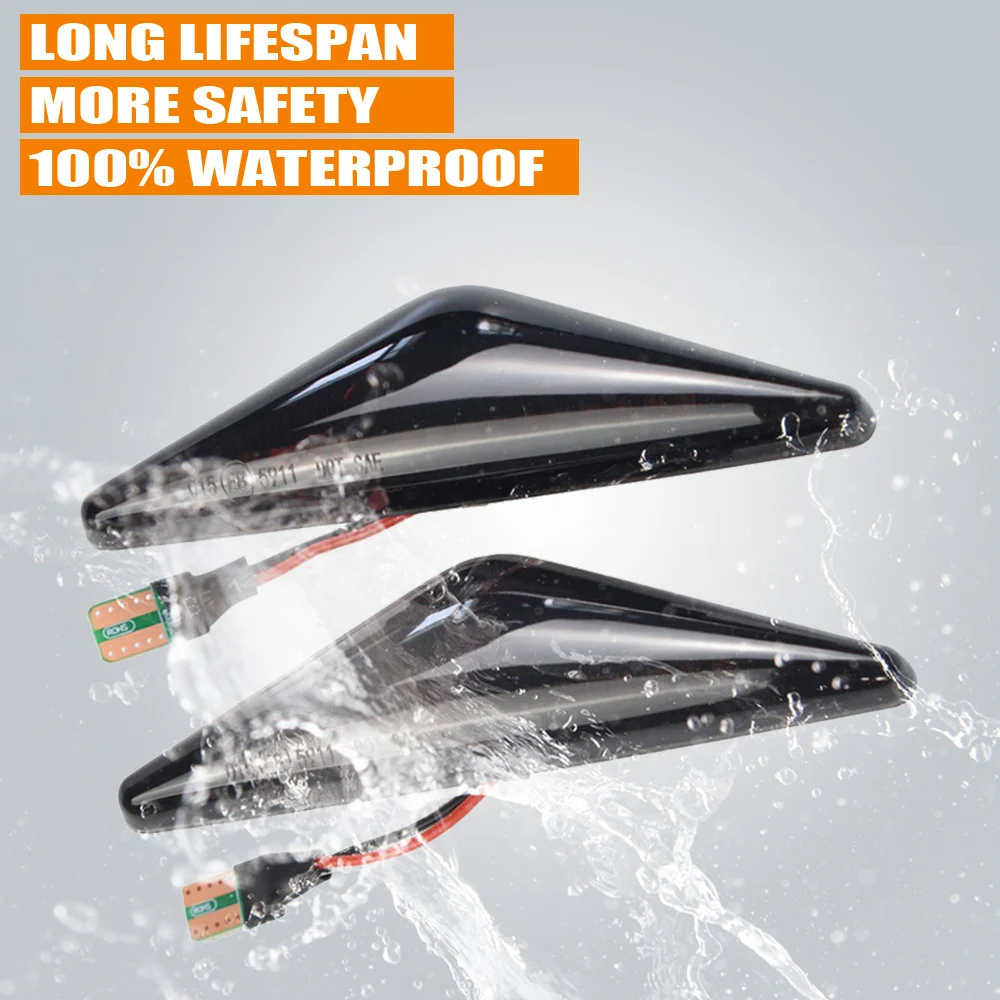 

Side Marker LED Dynamic Turn Signal Light Flasher Flowing Water Blinker Flashing Light For Ford Mondeo MK III For Focus MK I