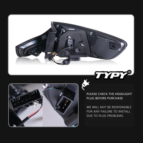 Автомобильные фары TYPY для BMW X6 E71, задний фонарь 2008-2014, светодиодный проектор, фары, дневные ходовые огни, автомобильные аксессуары