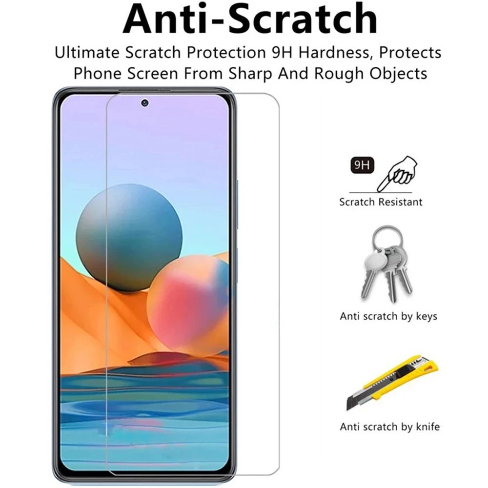 Закаленное стекло для Xiaomi Redmi Note 9 10 10S 11S 11 Pro 9s 9C 9A 9T Mi 10T 11T Lite зеркальная защита