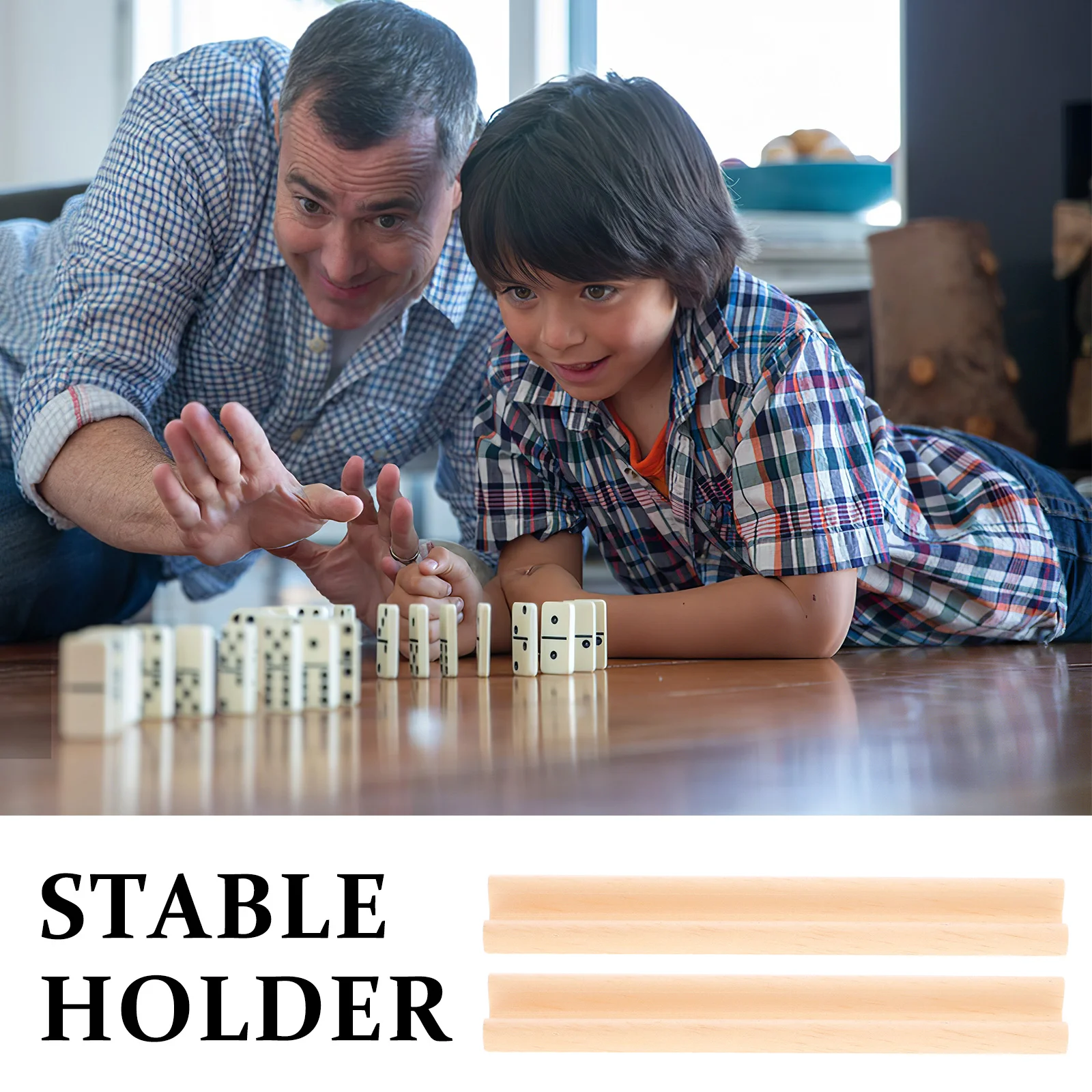 4 шт. деревянная подставка для дисплея основания с алфавитом карты домино