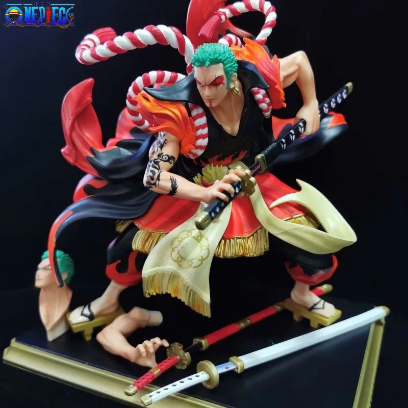 

24cm Anime One Piece Action Figure Medol Dolls High Quality Roronoa Zoro Collectible Figures Toy Assembly Toy Adult Gift For Kid