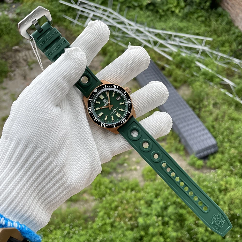 Рисунок 4 - Мужские часы STEELDIVE SD1962S с зеленым циферблатом