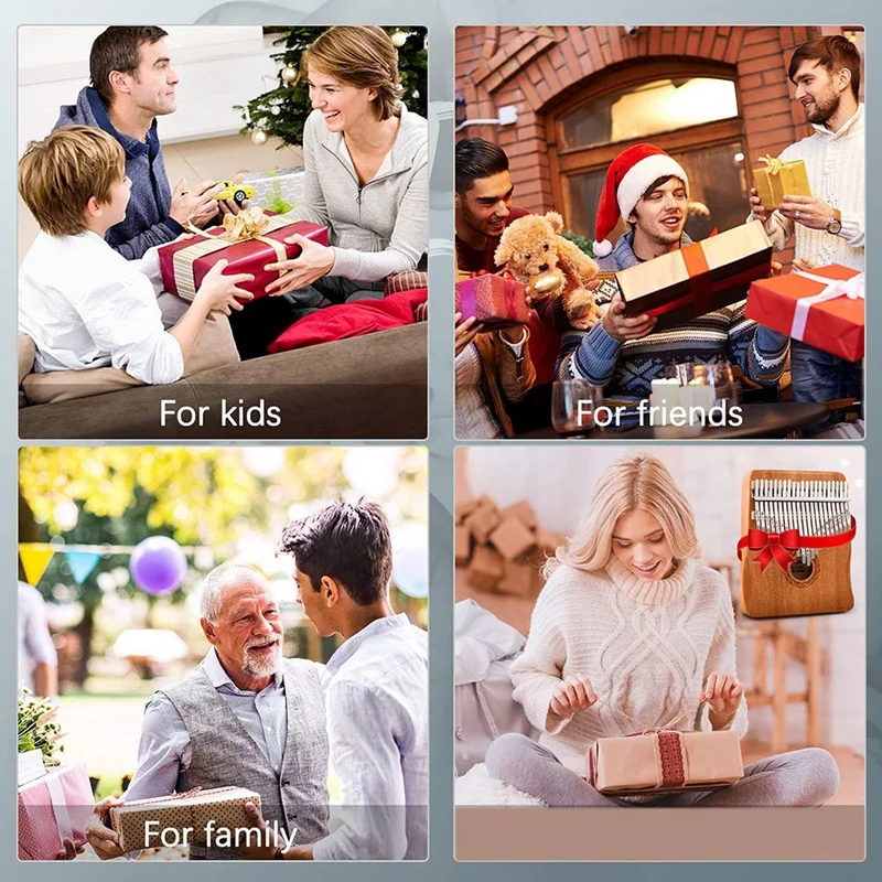 Пианино Kalimba для большого пальца портативное пианино Mbira пальцев подарки детей и