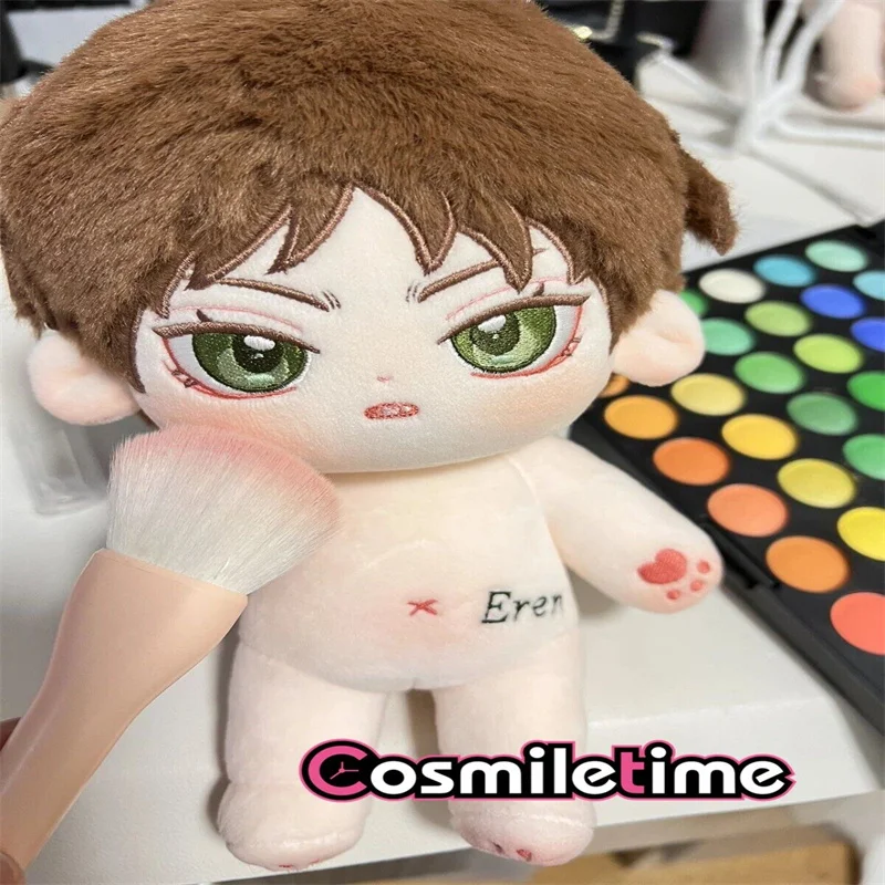 

Anime Attack on Titan Eren Levi Plushie Plush 20cm Doll Stuffed Dress Up Cosplay Children's Toys For Kids Anime Figure Xmas Gift