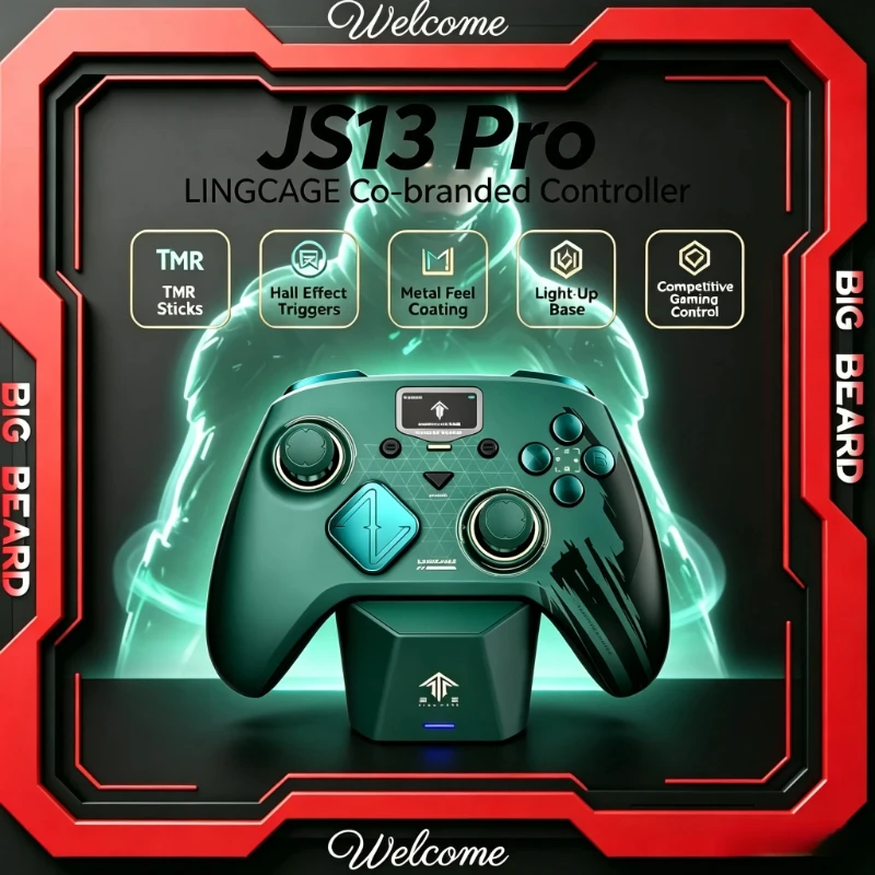 Фото Игровой контроллер ZD Classic Legend Spirit Cage Joint Limited Edition Elite Modular Sensory для NS/PC/телефона, 3 режима работы, геймпады с модульной сенсорной системой. №3