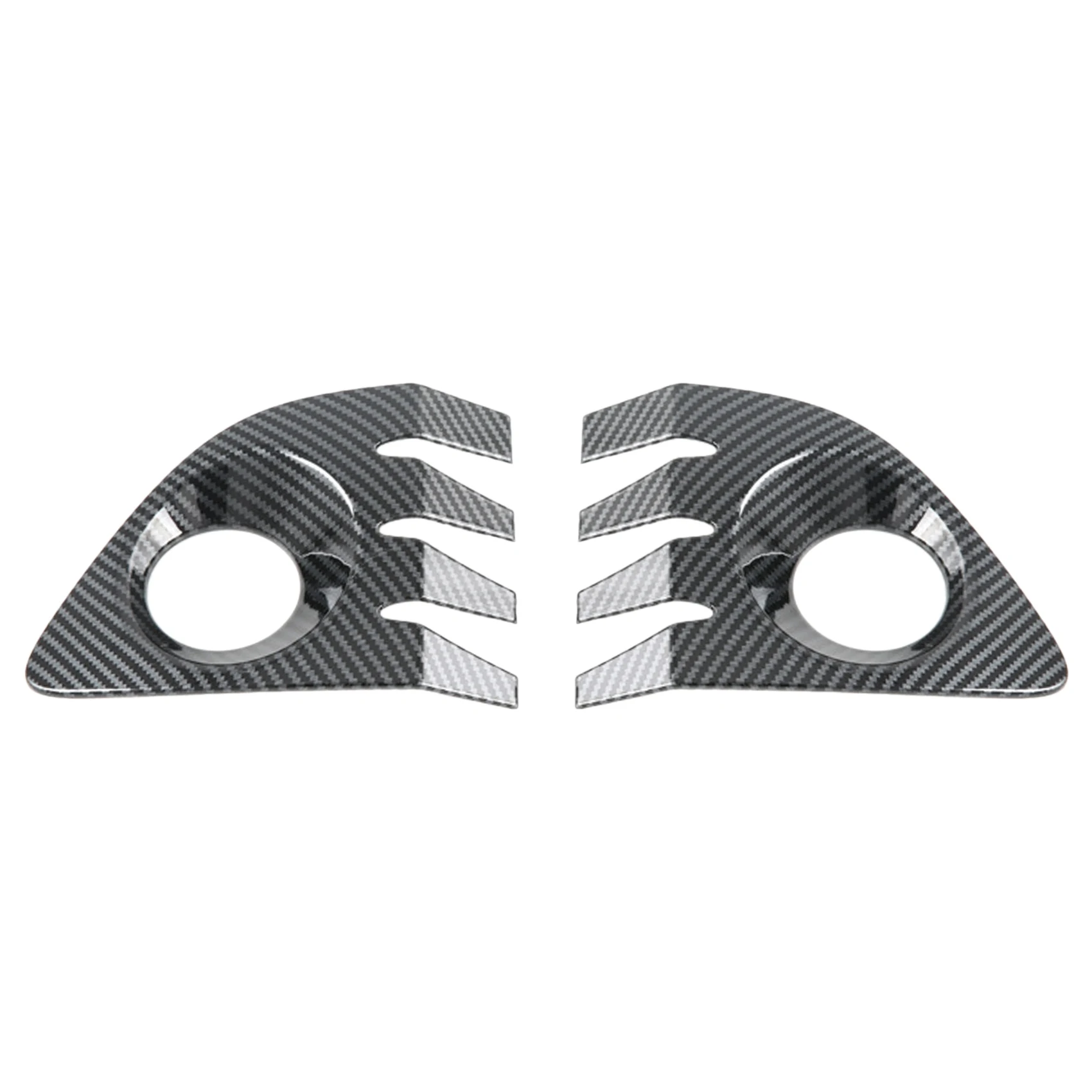

Car ABS Carbon Fiber Front Fog Lamp Light Decoration Cover Trim for Toyota Corolla Cross 2020