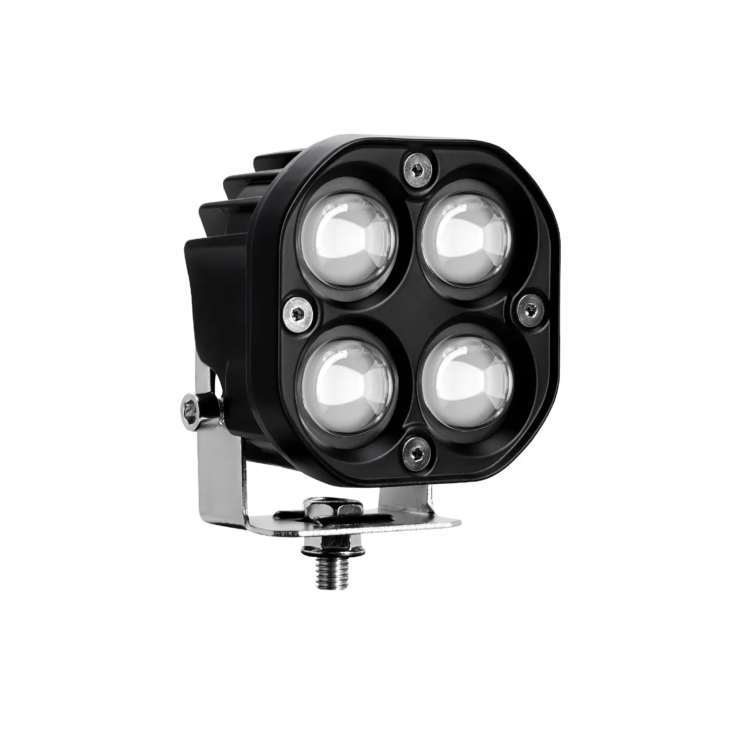 4-дюймовые универсальные светодиодные рабочие противотуманные фары, вспышка, противотуманные фары для светодиодных прожекторов 120 Вт 6000 К для квадроциклов, грузовиков, велосипедов, внедорожников, UTV