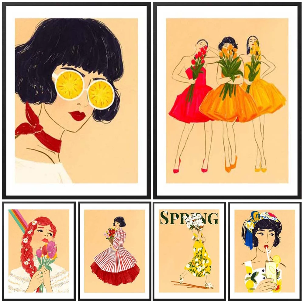 Букет мира лимонная леди девушка любовь мой Валентин Радуга стена искусство