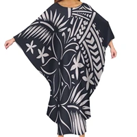one size cloak polynesian tribal design women sustainable bat pacific island art high quality ponchos club butterfly dress