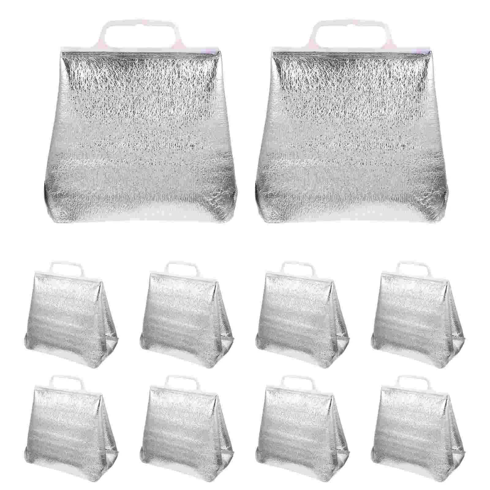 

Coffee Carrier Coffee Cakes Bento Cooler Lunch Foldable Tote Aluminum Tote Pearl Cotton Insulated