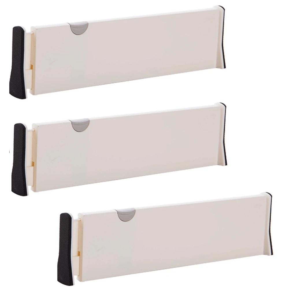 

3 Pcs Drawer Divider,Retractable Adjustable Organizer Storage,Cabinet Drawer Separator Divider for Kitchen&Bedroom,S