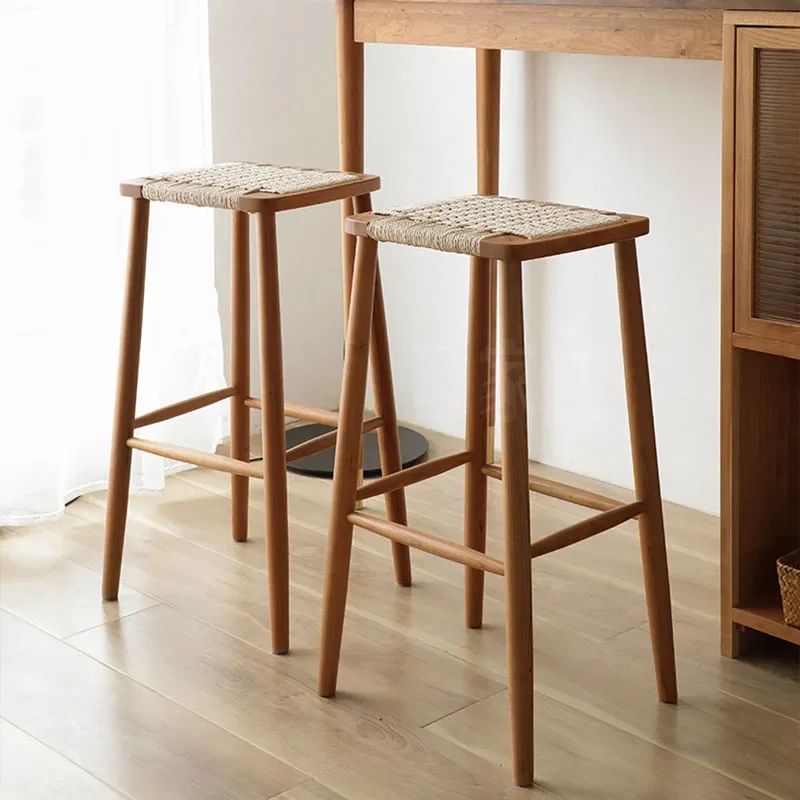 Деревянная простая миниатюрная садовая мебель средней высоты в японском стиле