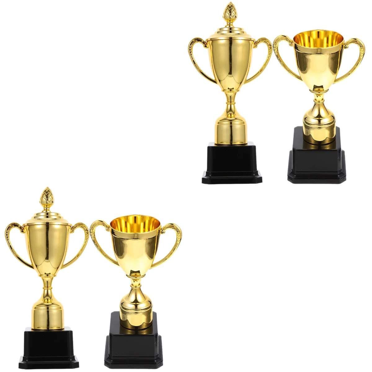 

4 pcs Award Trophy for Kids First Place Winner Award Trophy Sports Games Competitions Gift