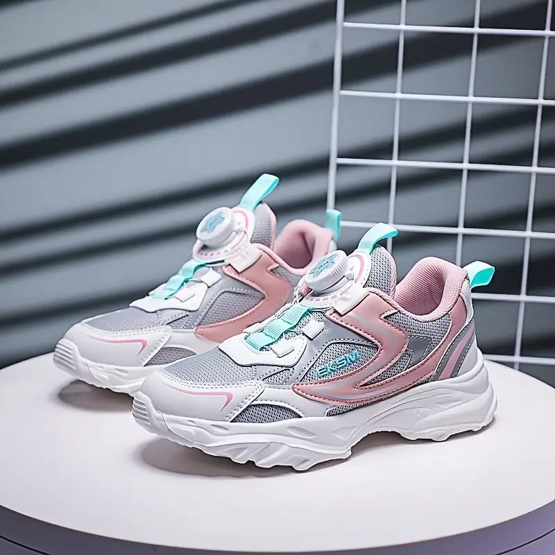 Striped Design Sneakers Comfortable Breathable Shock-absorbing Basketball Shoes For Outdoor Sports