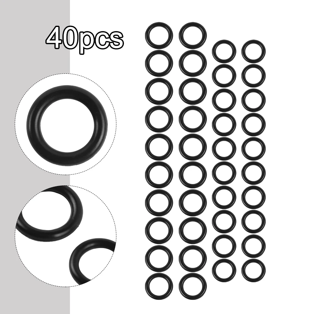 

40Pcs/Set O-Rings 1/4 M22 3/8 O-Rings High Pressure Seal For Pressure Washer Hose Quick Disconnect Connector Tools Wholesale