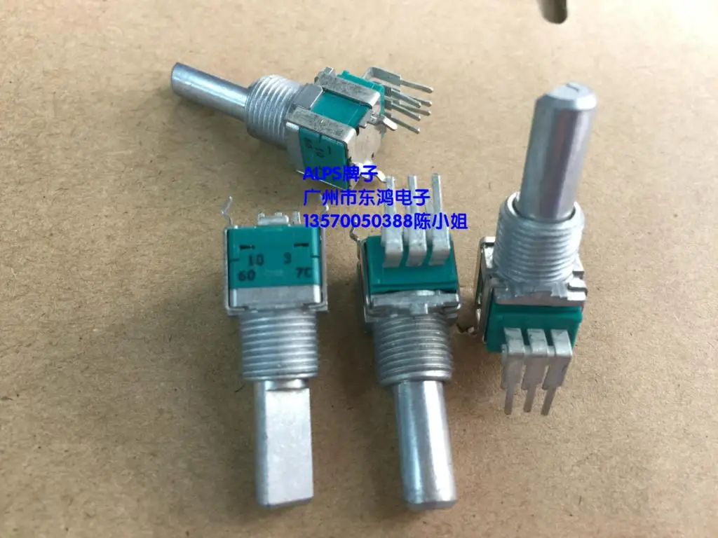 

RK09L precision Тип потенциометра double B10K с нейтральной осью длиной 20 мм