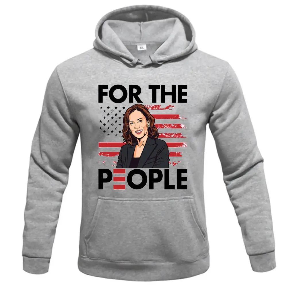 Kamala Harris for The People 2024 ElectionPal Photo President Y2k Одежда Толстовка Топы Новые толстовки и