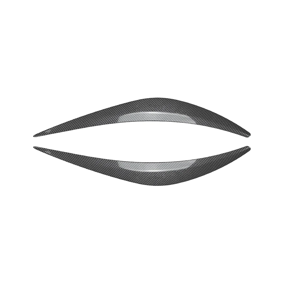 Накладка на переднюю фару автомобиля из углеродного волокна Декоративная полоса