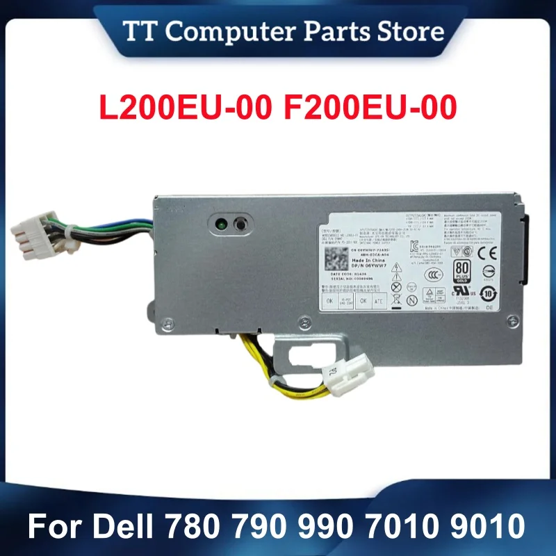 Фото Оригинальный блок питания TT 200W для Dell 780 790 990 7010 9010 L200EU-00 F200EU-00 L180EU-00 L200EU-01 1VCY4 C0G5T 6YWW7 01VCY4 №1