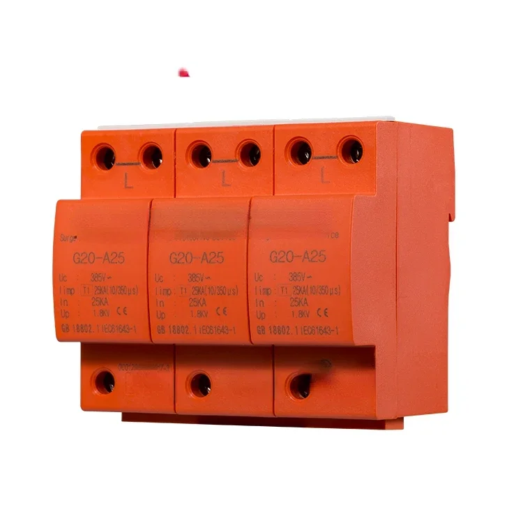 Класс I 25 ка 280 В переменного тока 3P защита от перенапряжения и вспышки