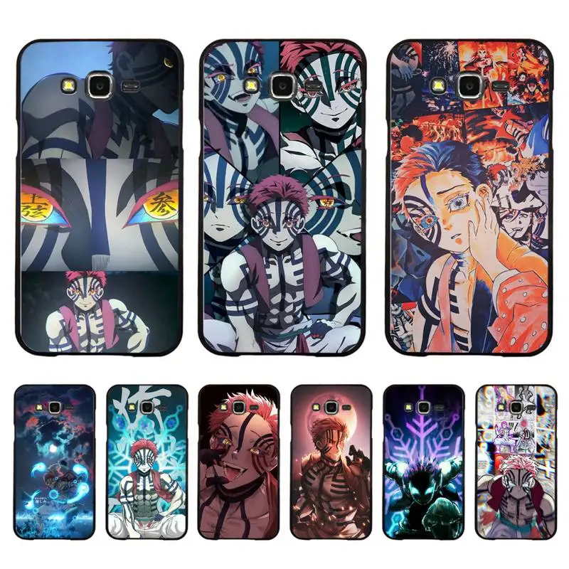 

Akaza Demon Slayer Phone Case For Samsung Galaxy J4plus J6 J5 J72016 J7prime cover for J7Core J6plus