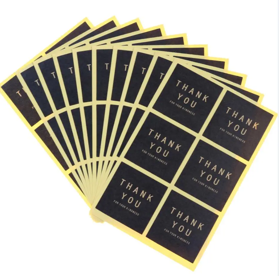 

Набор этикеток "Спасибо", крафт-бумага, 60 шт.