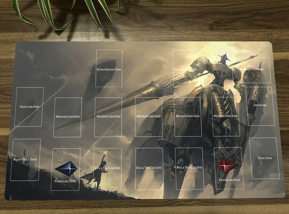 

YuGiOh Dingirsu the Orcust of the Evening Star TCG Mat Trading Card Game Mat CCG Playmat Rubber Mouse Pad Desk Play Mat Free Bag
