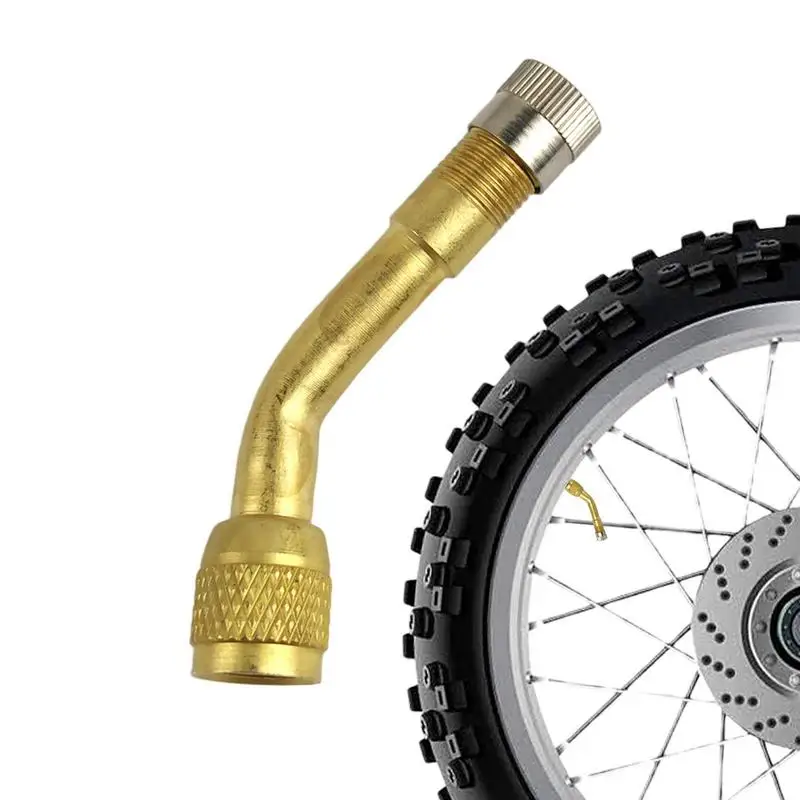 

Bike Tire Extension Portable Car Truck Motorcycle Tire Wheel With 90-Degree Bend Car Wheel Stem Adapters For Scooters Cars