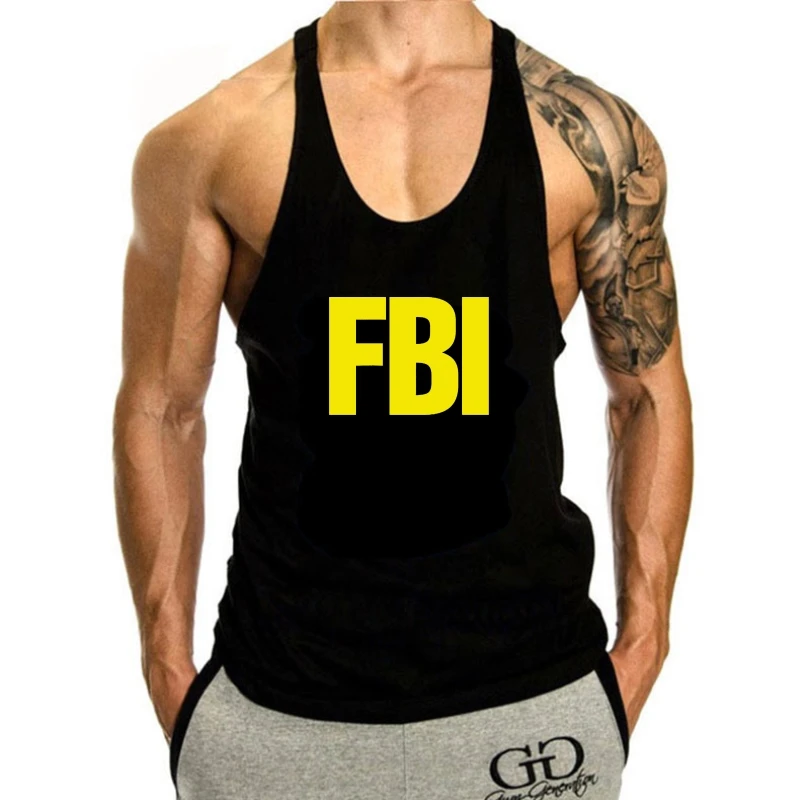 

Women'S Tee Fbi Womens tank top men Fashion Harajuku Female tank top men Kawaii Punk Tops Tees 033176