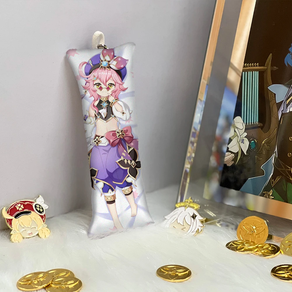 

Genshin Impact Dori Mini Dakimakura Key Chain Bag Pendant Anime Accessories Small Cute Body Pillow Keyring Bag Pendants 2 Side
