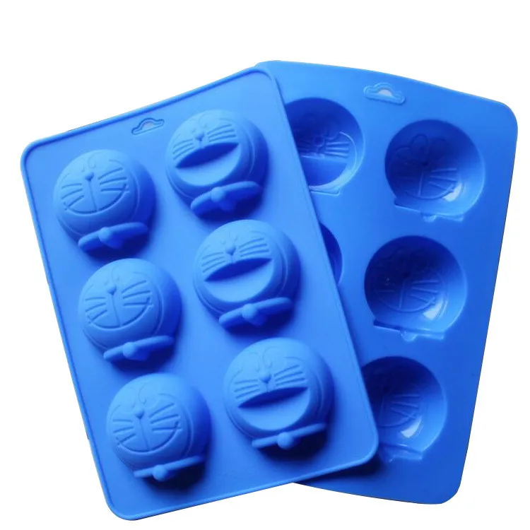 

Новинка 2022 г., силиконовая форма для торта 4 ровной DD кошки, Дораэмон, инструмент для помадки, шоколада, выпечки, мыло ручной работы, форма для ...