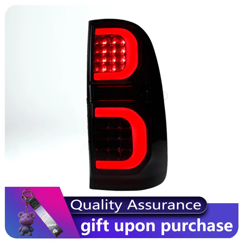 Пара автомобильных задних фонарей для Toyota Hilux VIGO 2004-2014 светодиодный DRL ремонт