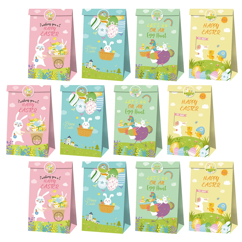 

1 Set Easter Candy Wrapping Bags Adorable Packing Bags Eco-friendly Candy Pouch