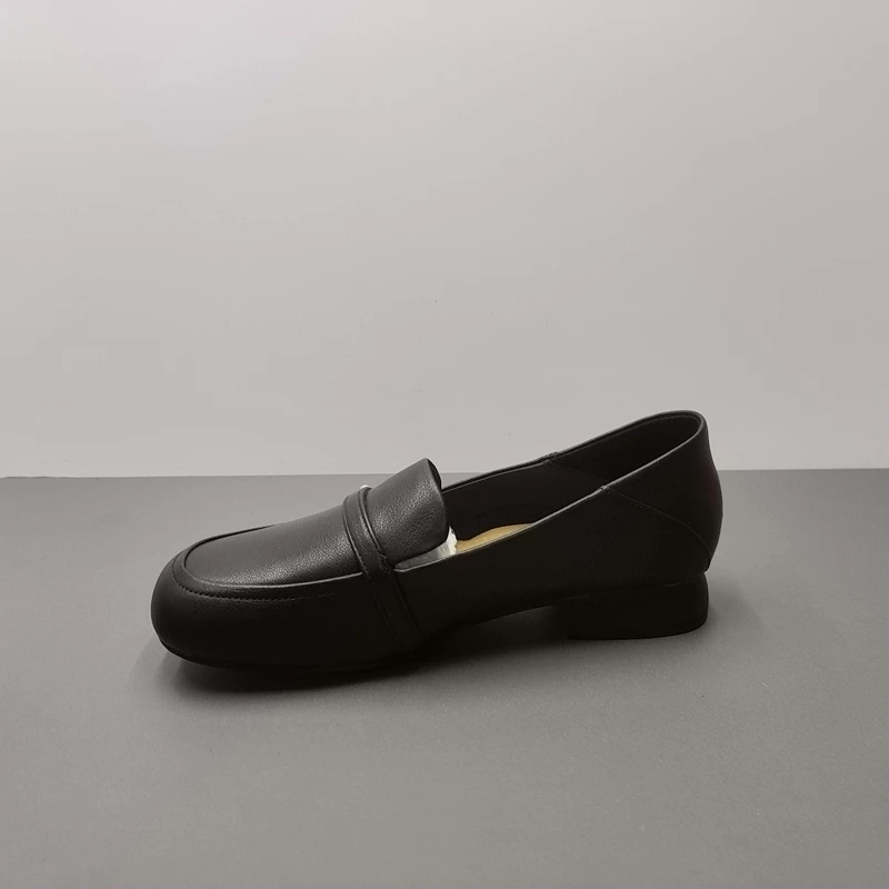 Туфли Женские на плоской подошве Осенние женские мокасины Лоферы меху Мягкое