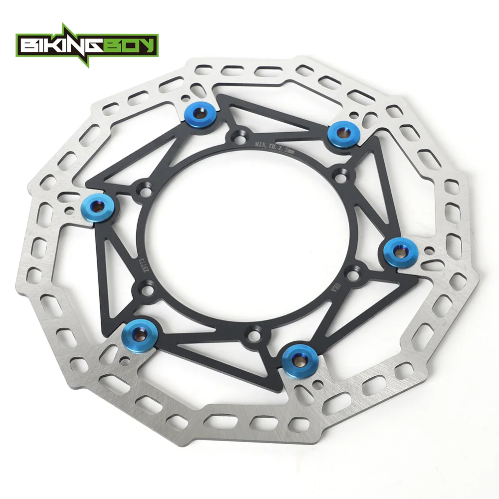 BIKINGBOY DRZ400E 00-08 01 02 03 04 05 06 DR-Z 400 S 00-09 07 RM125 96-09 RM250 96-12 270 мм Кронштейн ротора переднего