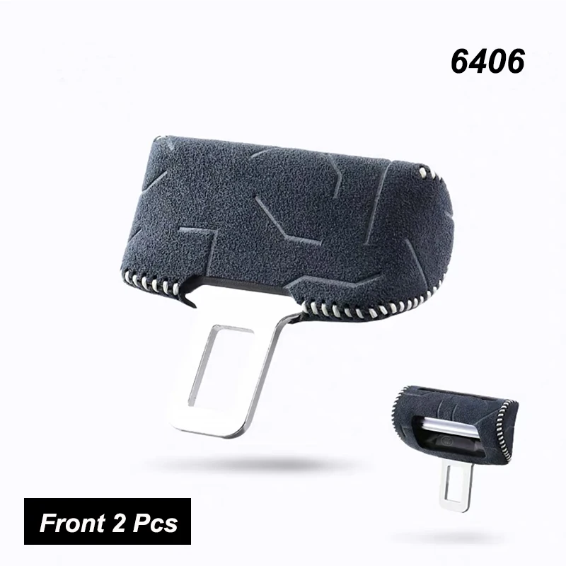 

Для ZEEKR X 2023 2024, защитный чехол с замком для ремня безопасности, замша из алькантары, декоративный чехол для предотвращения столкновений, аксессуары для интерьера