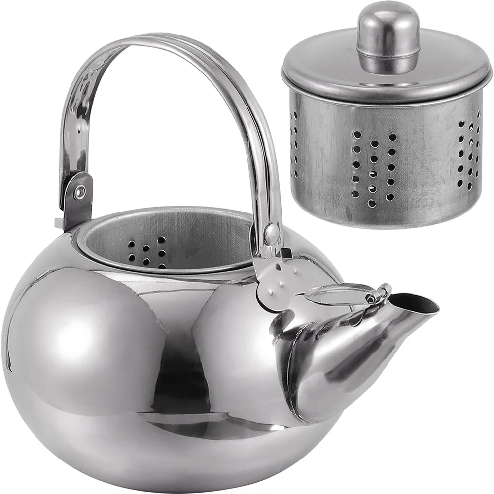 

Kettle Tea Pot Water Steel Stovetop Teapot Coffee Stainless Whistling Bubblekettles Rust Handle Handheld Household Kitchen Daily