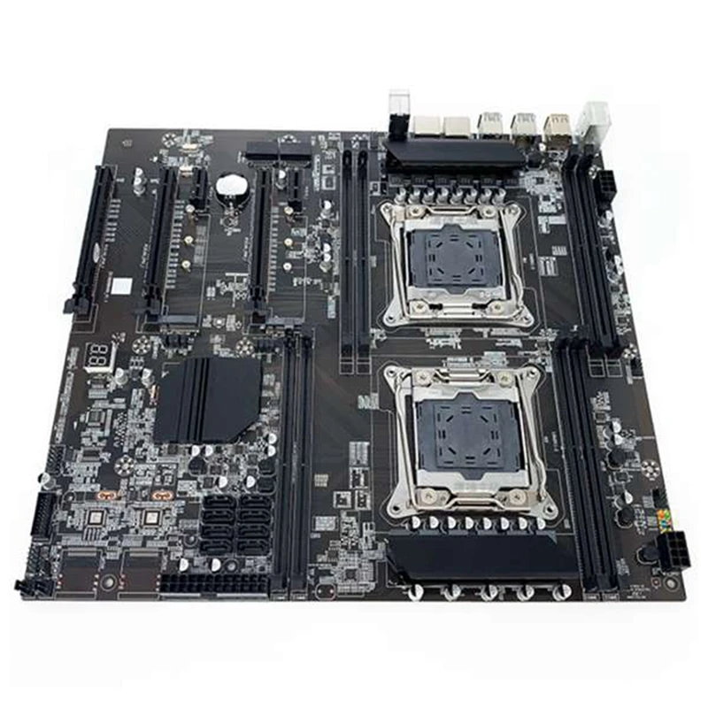 Материнская плата X99 с двумя разъемами двойной процессор поддержка RECC DDR4 память 2x