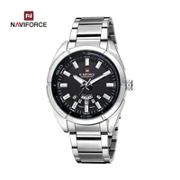 2022 new naviforce stainless steel top brand luxury sport waterproof classic design men fashion luminous calendar quartz watch