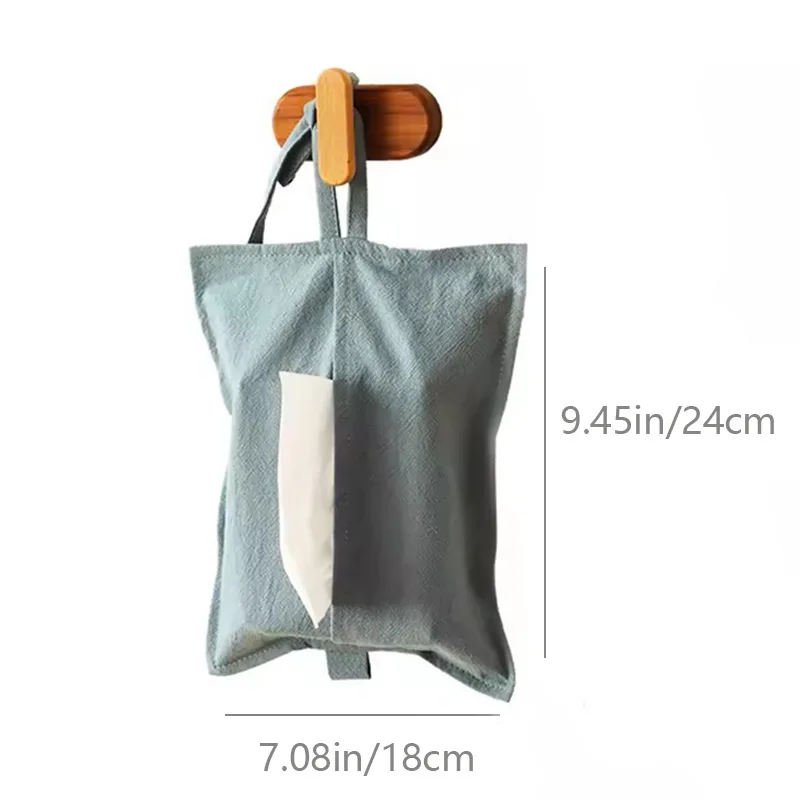 Портативная сумка для салфеток MOONBIFFY из стираного хлопка