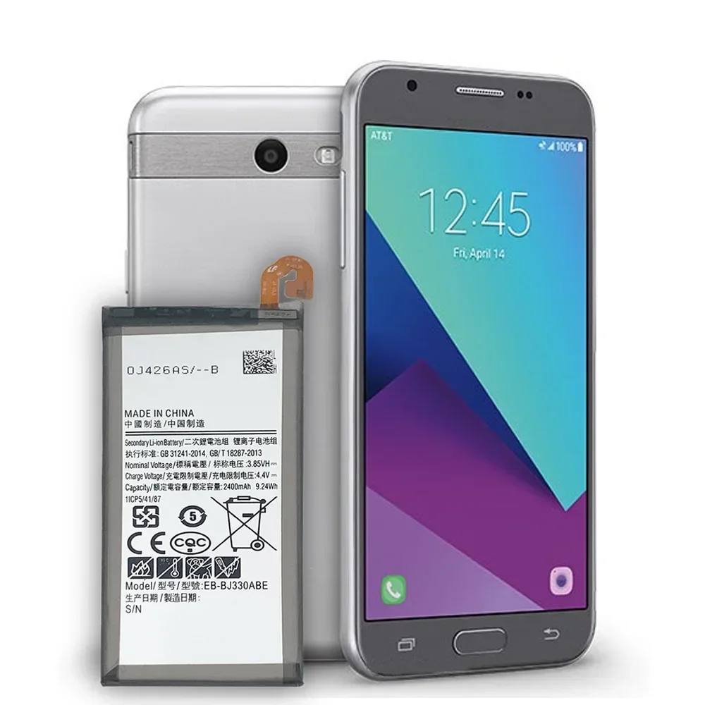 Аккумулятор EB-BJ330ABE для Samsung Galaxy J3 2017 SM-J330 J3300 SM-J3300 SM-J330F J330FN J330G 2400 мАч Последние