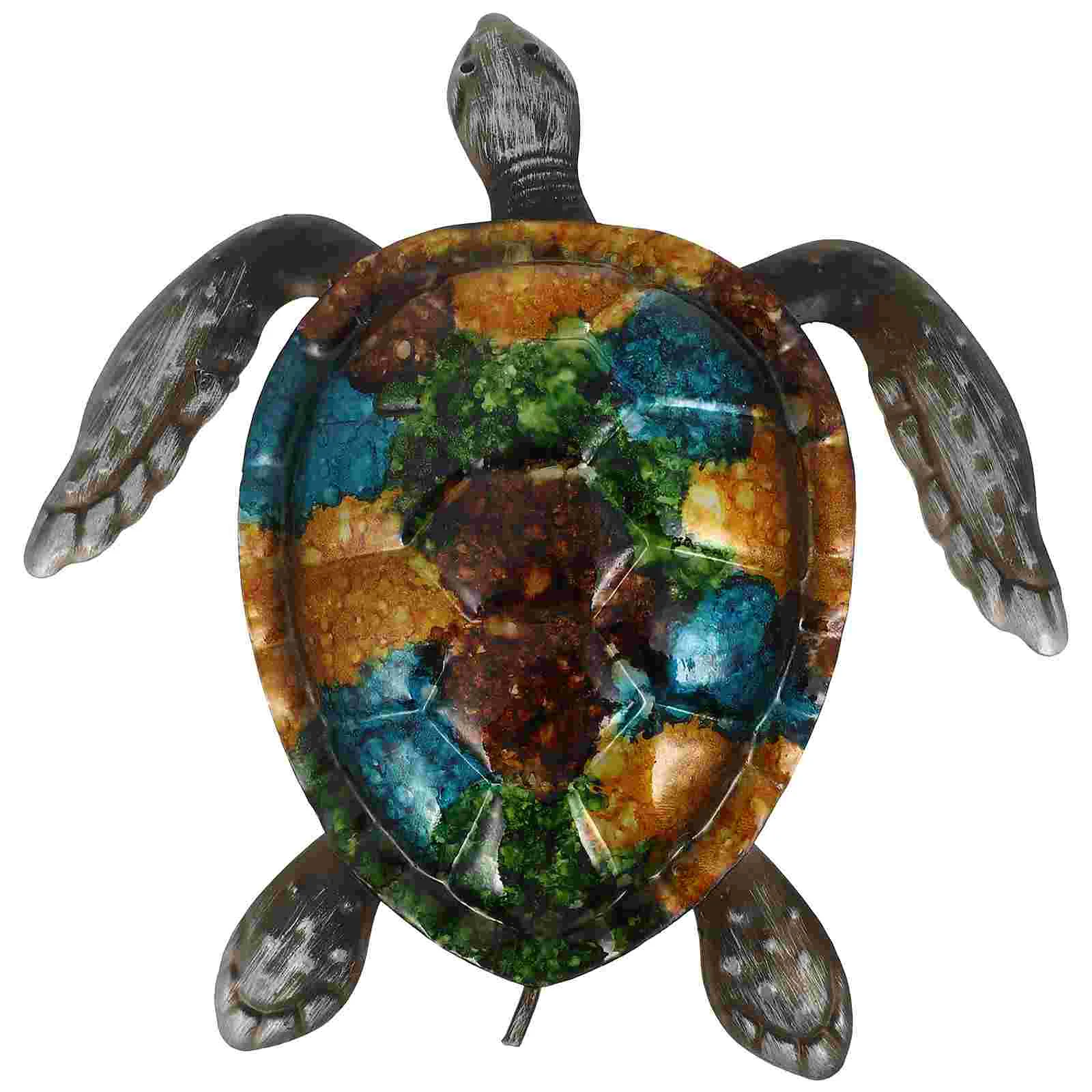 

Iron Art Sea Turtle Wall Ornament Creative Wall Decoration Wall Hanging Decor