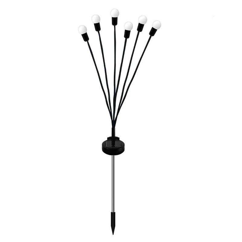 

Outdoor Solar Powered Firefly Lights, 6 Leds Starburst Swaying Solar Garden Lights, Waterproof Solar Firefly Lights