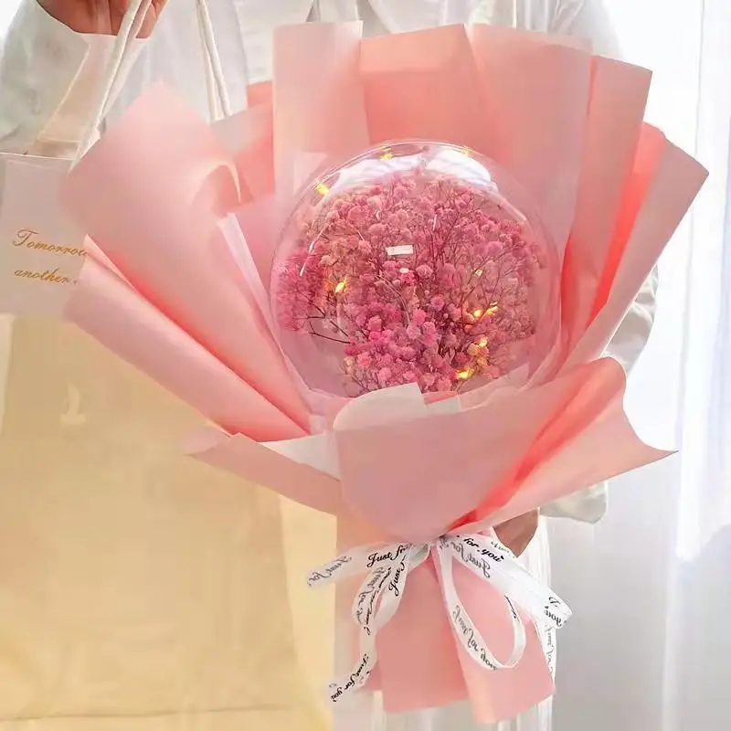 Gypsophila букет из сушеных цветов Xingdailu кукла креативная Милая Сетка Красный