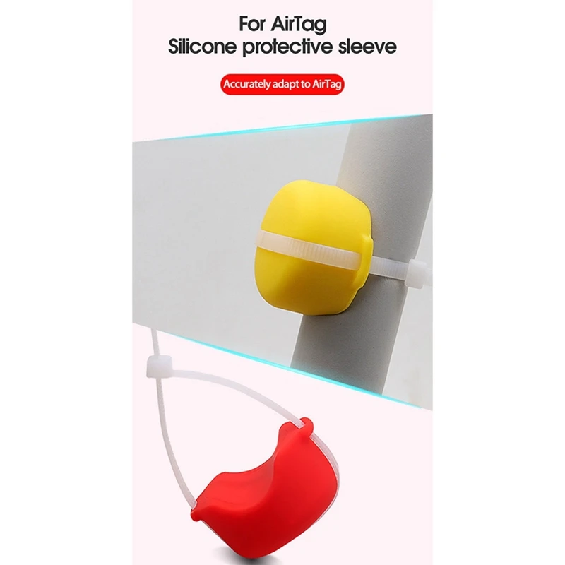 Cycling Protective Sleeve For Airtag Bicycle Anti-Lost Cover Tracker Silicone Waterproof Bike Pendant Accessories