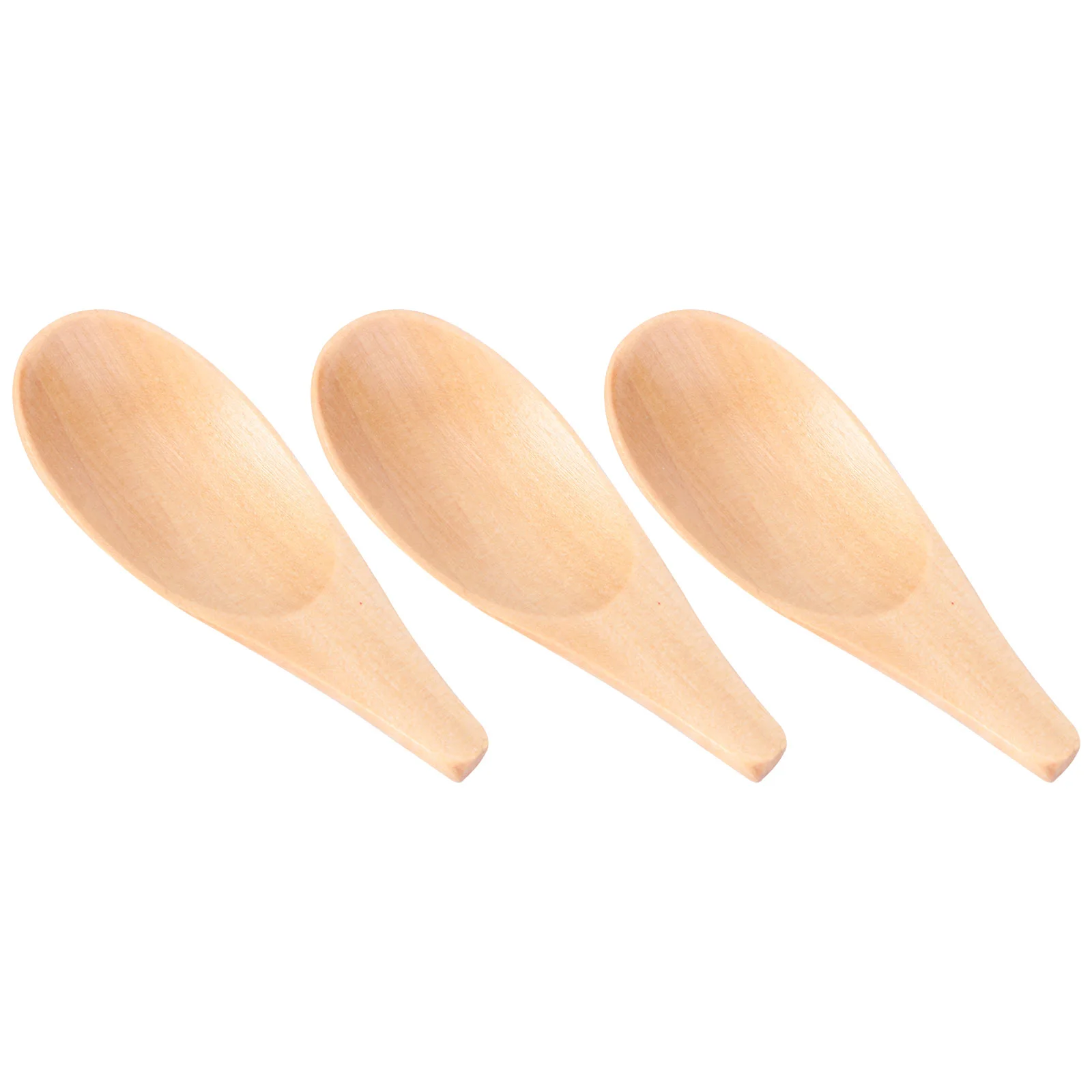 

Spoon Wooden Wood Scoop Tea Spoons Coffee Saltmilk Powder Dinnerware Small Soap Seasoning Condiments Candy Condiment Mini