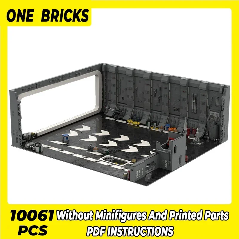 Популярная Звездная Фильм Модель Moc Строительные Кирпичи UCS Death Star Dock Технология